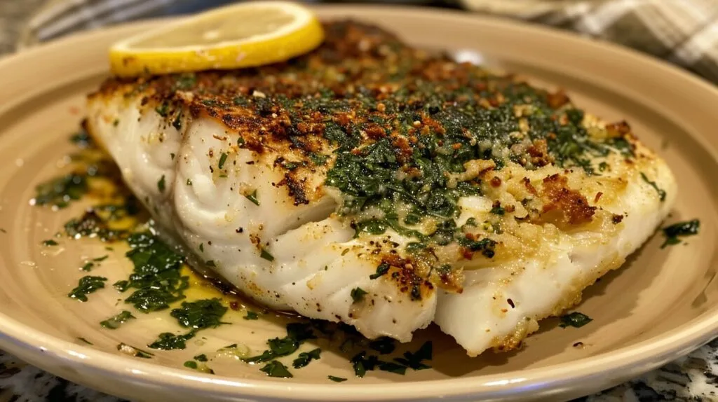 What cancels out fishy taste?
Grilled fish with a herb crust and lemon wedge