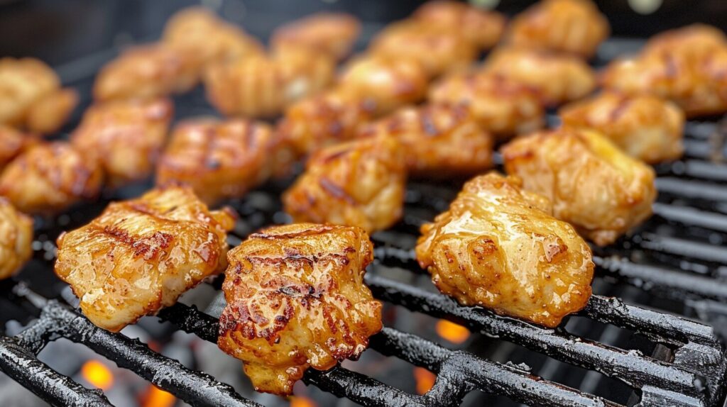 Grilling Chick-fil-A chicken nuggets