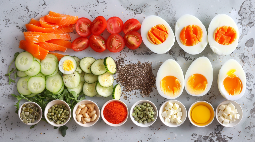 A breakdown of the macronutrients and micronutrients in eggs