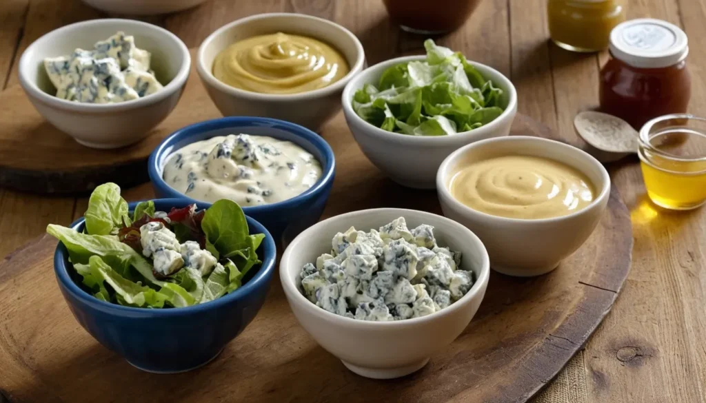 Salad dressings offered at Outback