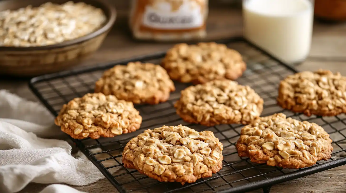 Classic Quaker Oats Oatmeal Cookies