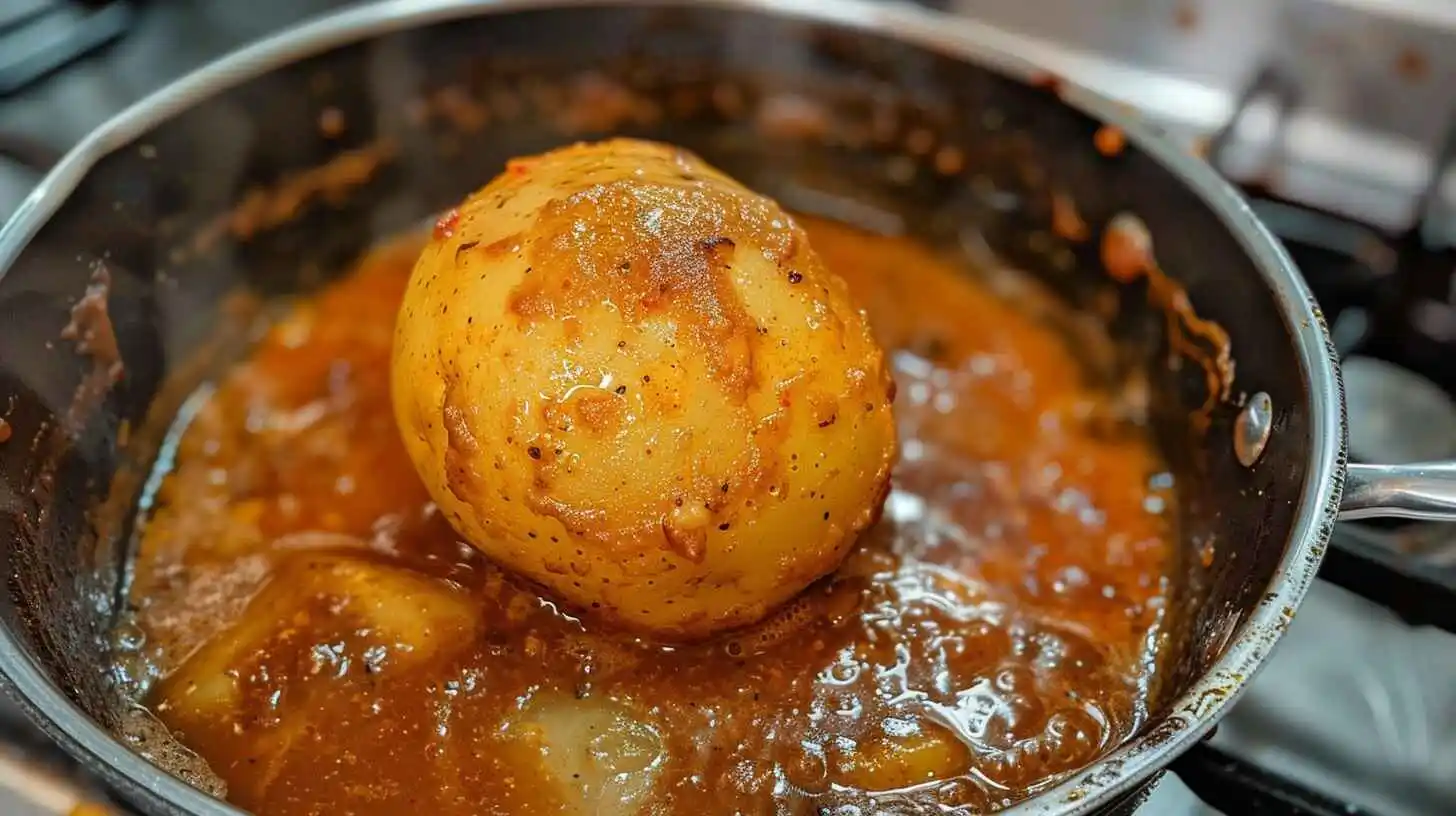 Potato In Salty Chili
