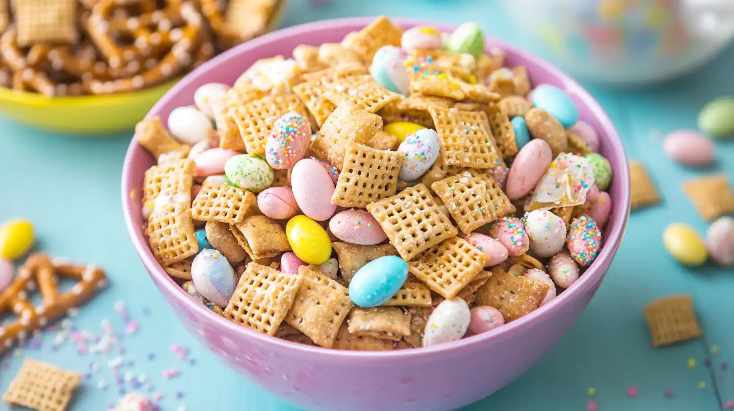 Colorful Bunny Bait Chex Mix